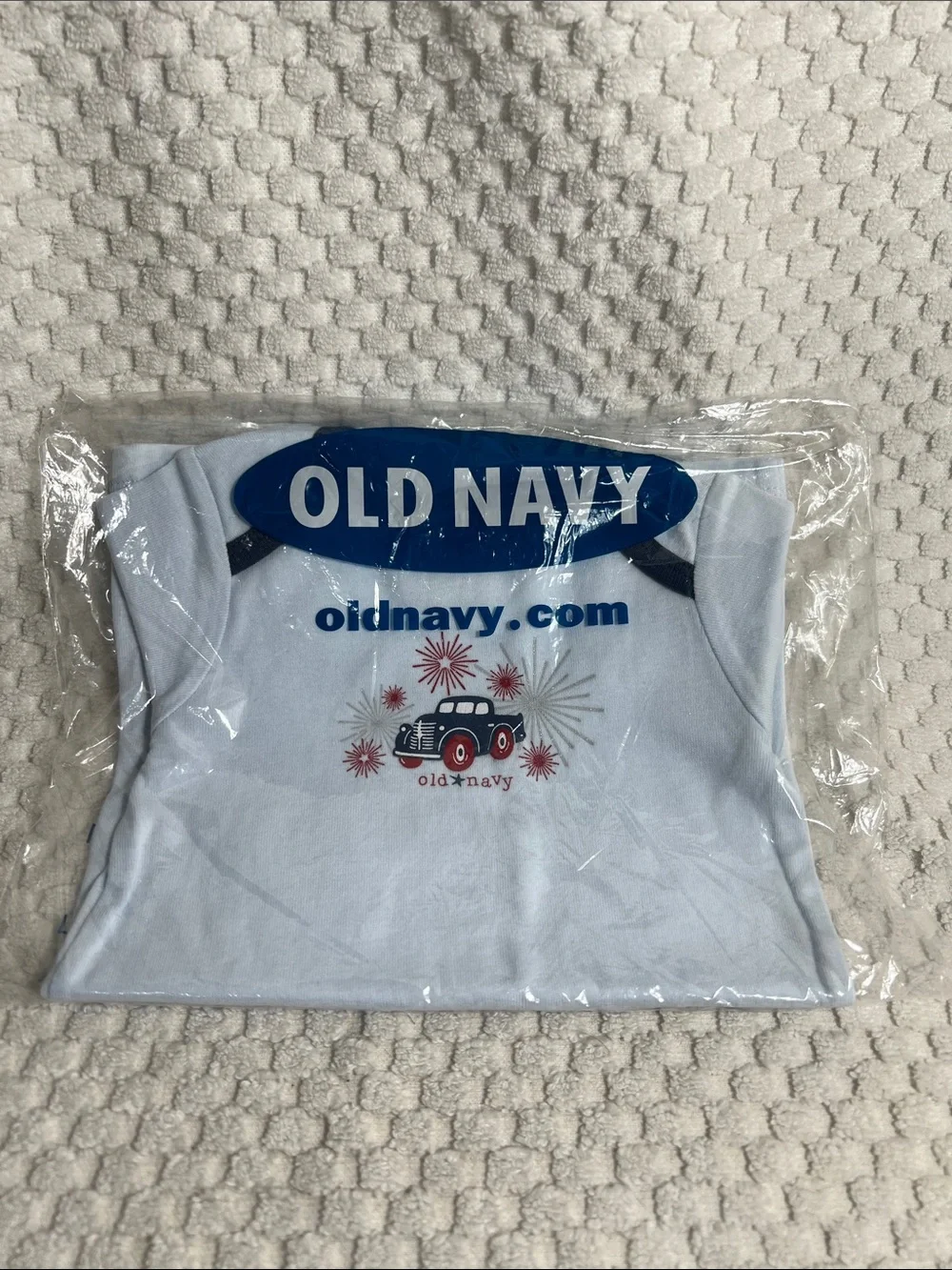 Old Navy Light Blue Baby Romper